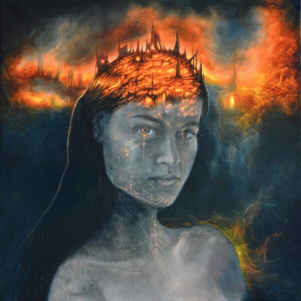 Ashes to ashes, 60 x 60 cm