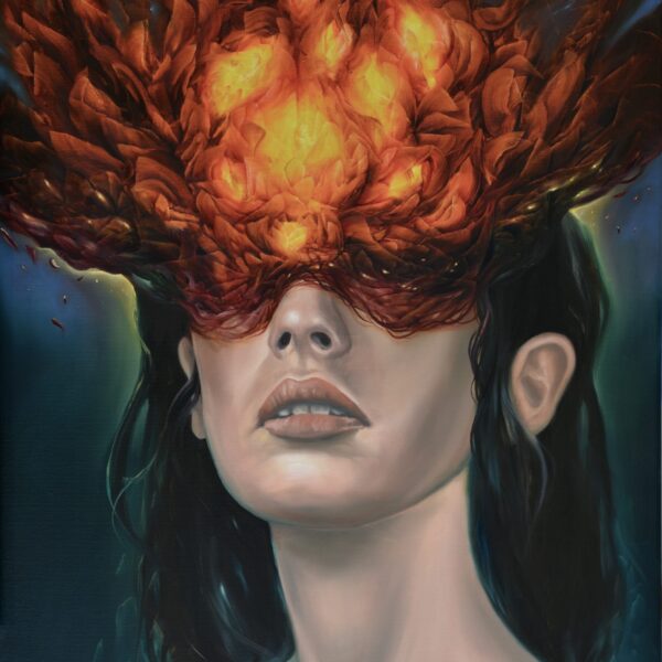 Flower Ablaze, 60 x 80 cm